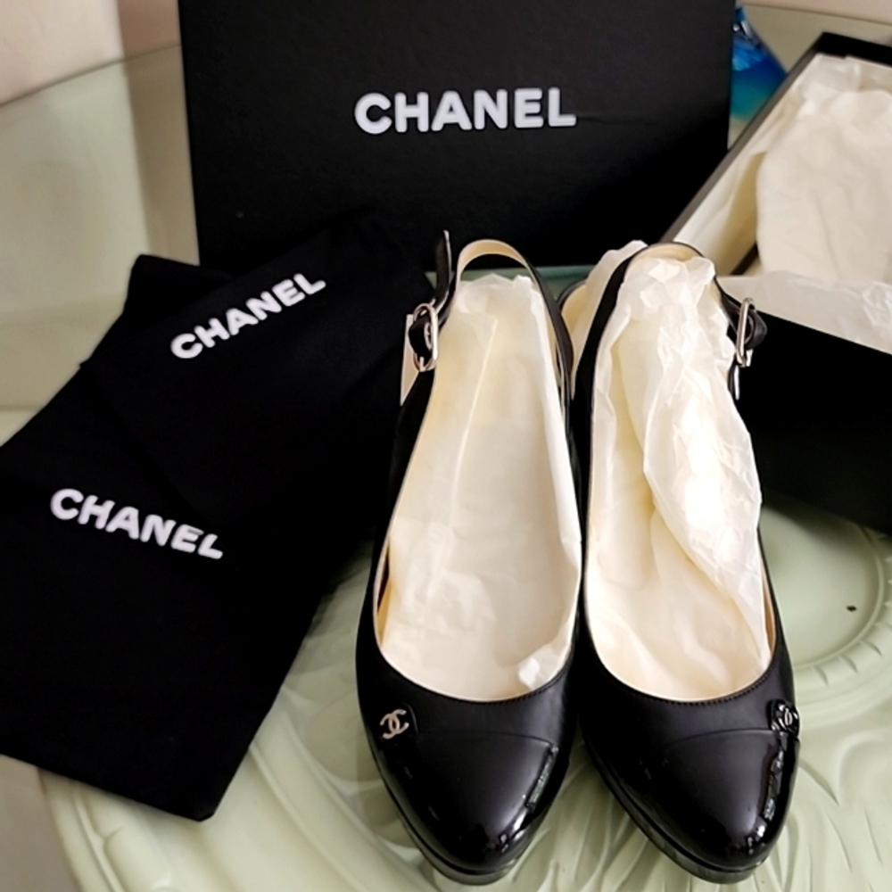 patent leather chanel sneakers